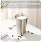 Single-layer Stainless Steel Outdoor Camping Beer Cups Large-capacity Water Cups Curling Cups Milk Tea Coffee Cups