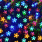 Solar String Lights Cherry Blossom LED Garland Lights Outdoor Solar Garden Patio Decor Lights Christmas Wedding Party Decoration