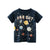2 3 4 5 6 7 8 9 Years Boys Short Sleeve T-shirts Korean Version Kids Clothing Children Cotton Tees Summer Cartoon Tops