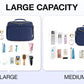 BAGSMART Cosmetic Bag for Make UP Cases Large Capacity Makeup Organizer With Handle Waterproof Travel Toiletry Storage