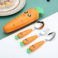 1/3PCS Baby Feeding Utensils Cartoon Fork Spoon Child Cutlery Set Kid Tableware Kitchen Gadgets Cake Vegetable Fork Teaspoon