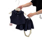 Girls Fashionable Two-Piece Set with Thin Lapel Trendy Sweet Cool Children's Clothing Ensemble