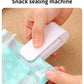 1pc Portable Bag Heat Sealer Plastic Package Storage Bag White Mini Home Sealing Clip Food Snack Fruit Fresh Keeping Gadgets