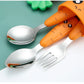 1/3PCS Baby Feeding Utensils Cartoon Fork Spoon Child Cutlery Set Kid Tableware Kitchen Gadgets Cake Vegetable Fork Teaspoon