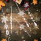 Christmas Crystal Acrylic Ornaments Christmas Decoration for Home 2025 Snowflake Xmas Tree Hanging Pendants New Year Gift 2026