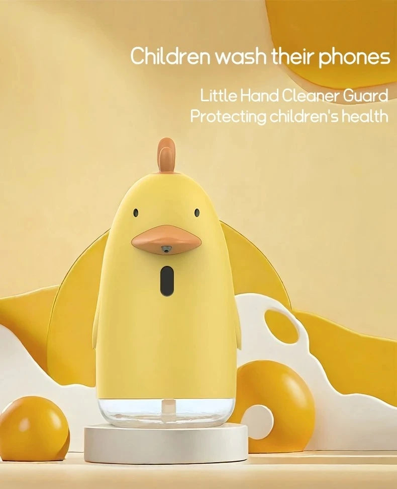 Cute Cartoon Style Automatic Soap Dispenser USB Charging Touchless Sensor Children Washing Hand Machine Soap Foam Dispenser