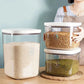 Seal Rice Bucket Vacuum Rice Buckets Cat Food Bucket Pet Food Storage Bucket Dust-proof Grain Jar Glass Jar Home Storage Box