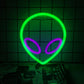 Halloween Bat Spirit LED Neon Wall Decor for Party Gift - Terrifying Atmosphere - USB or Battery Powered