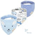 3pcs Per Lot  Baby Bibs Bandana Set Cotton Multi-Style Triangle Cartoon Babadores Para Bebe Infant Boys Girls Saliva Towel KF025