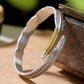 925 Sterling Silver Bracelet Bangle Feather Golden Flower Vintage Punk For Woman Men Fashion Jewelry Gift Dropship Wholesale