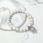 Glow In The Dark Beaded Bracelet For Women Hollow Flower Turtle Lava Stone Beads Elastic Chain Bangle Fashion Luminous Jewelry