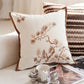 30X50/45x45CM Embroidered Bamboo Leaf Throw Pillow Cover Stamping Waist Cushion Cover Decor Home Decorative Pillowcase