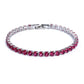 Luxury Hiphop Iced Out  4mm Cubic Zirconia Crystal Tennis Bracelets For Women Men Gold Color Silver Color Bracelet Chain Jewelry