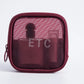 Makeup Bag Women Travel Toiletry Wash Makeup Bag Storage Case Zipper Make Up Bags Black Dot Transparent Mesh Cosmetic Bag