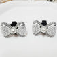 2PCS Bling Rhinestone Bear Shoelace Charms ABS Heart Bowtie Shoe Lace Decorations Accessories DIY Golden Shoe Clips Fit Sneakers