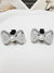 2PCS Bling Rhinestone Bear Shoelace Charms ABS Heart Bowtie Shoe Lace Decorations Accessories DIY Golden Shoe Clips Fit Sneakers