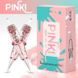 Popu Pinki Disposable Sterilized Cartridge Tattoo Needles Suit for Make-up Eyebrows Eyeliner Lips Tattoo Needles 20pcs/Lot