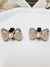 2PCS Bling Rhinestone Bear Shoelace Charms ABS Heart Bowtie Shoe Lace Decorations Accessories DIY Golden Shoe Clips Fit Sneakers