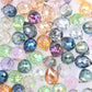 Austria Pear Shape Crystal Faceted Beads 10Mm Assorted Glass Spacer Chandelier Beads for Wedding Diy Necklace Bracelet Earring