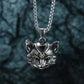 Vintage Bell Cat Pendant Men's Necklace Stainless Steel Animal Lucky Jewelry Gift for Anniversary