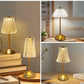 Crystal Led Table Lamp Rechargeable Book Light Night Light for Reading Bedside Bedroom Atmosphere Retro Hotel Bar Decor Dimmable