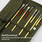 Painting Brushes Canvas Storage Bag, 22 Slots Watercolour and Gouache Brushes Calligraphy Brushes Storage Bag, Roll up Pen Bag