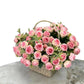 10 Heads Rose Bouquet Artificial Flowers Western Rose Wedding Decoration 6 Colors Peonies Fake Flowers Artificial Flowers