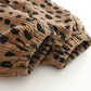 Korean Style Toddler Girls Corduroy Harem Pants 1-8Y Leopard Floral Print Autumn Winter Fleece-Lined or Thin Casual Pants