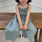 2025 Summer New Girls Jumpsuit Loose Children Wide Leg Pants Cotton Baby Girls Sling Pants Fashion Kids Clothes
