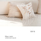 30X50/45x45CM Embroidered Bamboo Leaf Throw Pillow Cover Stamping Waist Cushion Cover Decor Home Decorative Pillowcase