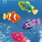 Children's Holiday Gift Bath Electronic Interactive Toy Light Swimming Fishing Simulation Color Pet Fish