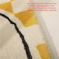 Cashmere Imitation Wool Poached Egg Rug for Bedroom Anti-slip Floor Mat Ins Nordic Doormat Soft Comfortable Door Home  Carpet