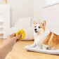 1pc Dog Sounding Toy with Cartoon Little Yellow Chicken Design, Pet Durable Latex Chew Teeth Grinding with Squeaky Dog Toy Ball