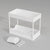 New 2 Tier Under Sink Organizer Sliding Cabinet Basket  Kitchen Organizer Organizer Storage Rack with Hooks Hanging Cup Bathroom