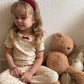 1-6T Toddler Kid Baby Girl Clothes Set Summer 100% Cotton Long Sleeve T Shirt Top Pant Suit Homewear Stretch 2pcs Pajamas Set