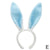 Cute Easter Bunny Ears Headband Women's Plush Lugs Hare Ears Hairband Girl Rabbit Ears Headwear Cosplay Costume Hair Accessories