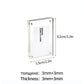 Transparent Acrylic Frames Photos Picture Frame Magnetic Double Sided Photo Frame Kpop Photocard Holder Album Poster Tag Display