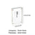 Transparent Acrylic Frames Photos Picture Frame Magnetic Double Sided Photo Frame Kpop Photocard Holder Album Poster Tag Display