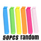 50/100PCS Portable Kitchen Storage Food Snack Seal Sealing Bag Clips Random Color Plastic Tool Kitchen Accessories Hot Sale