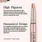 12 Colors Eyeshadow Stick Double Head Waterproof Long Lasting Metallic Shimmer Highlighter Cream Pen with Brush for Eyes