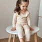 1-6T Toddler Kid Baby Girl Clothes Set Summer 100% Cotton Long Sleeve T Shirt Top Pant Suit Homewear Stretch 2pcs Pajamas Set