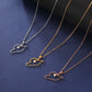 Cazador Stainless Steel Jewelry Geography Necklace Syria Map Heart Pendant Chain Necklace for Women Mother Gift Wholesale