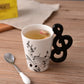 Novelty Music Note Cup Ceramic Guitar Coffee Mugs Personality Tea/Milk/Juice/Lemon Water Bottle Christmas Birthday Gift