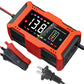 For Lead Acid / Lithium Iron Battery 14.6V/12V 6A 90W EU US Plug Car Battery Charger Pulse Repair 110V/240V Input