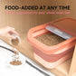 Collapsible Cat Dog Food Storage Container with Lid Folding Pet Food Container Airtight Sealing Box Kitchen Grain Storage Boxes