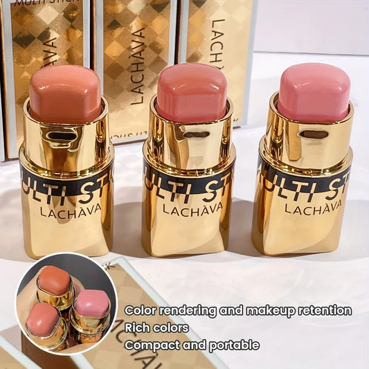 Blush Stick, Natural Nude Makeup Brightening And Embellishing Three-Dimensional Makeup, Facial Multi-Functional, Lips, Blush