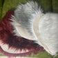 30x40cm Plush Carpet Heart Shaped Faux Fur Rug Imitation Wool Christmas Coffee Table LivingRoom Shag Carpet Solid Color Style
