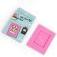 Desktop Decor Instant Camera Photo Frame Stamp Vertical Card Display Stand Scrapbook Rivet for Polaroid/Fujifilm Instax