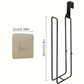 1pc Hanging Toilet Paper Holder with Patch, Bathroom Paper Towel Holder, No Drilling Wall Mount, for Kitchen and Bathroom