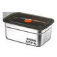Stainless Steel Camping Lunch Box Leak-proof Sealed Bento Box Microwave Suitable Large Capacity Refrigerator Freezer Storage Box
